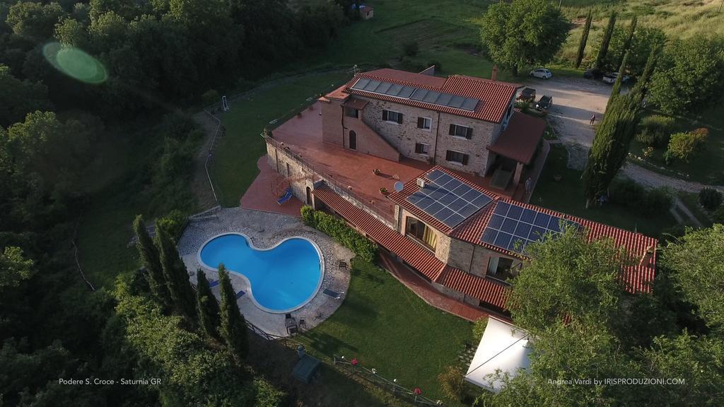 Agriturismo Podere S. Croce Сатурния Экстерьер фото